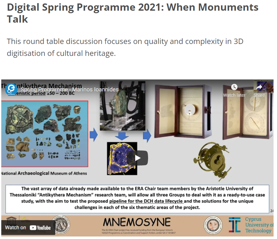 Europeana Digital Spring Programme 2021